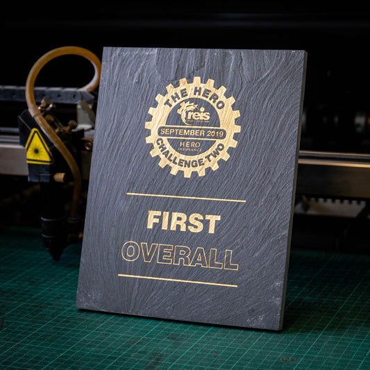 Colour Filled Slate Trophy image 1