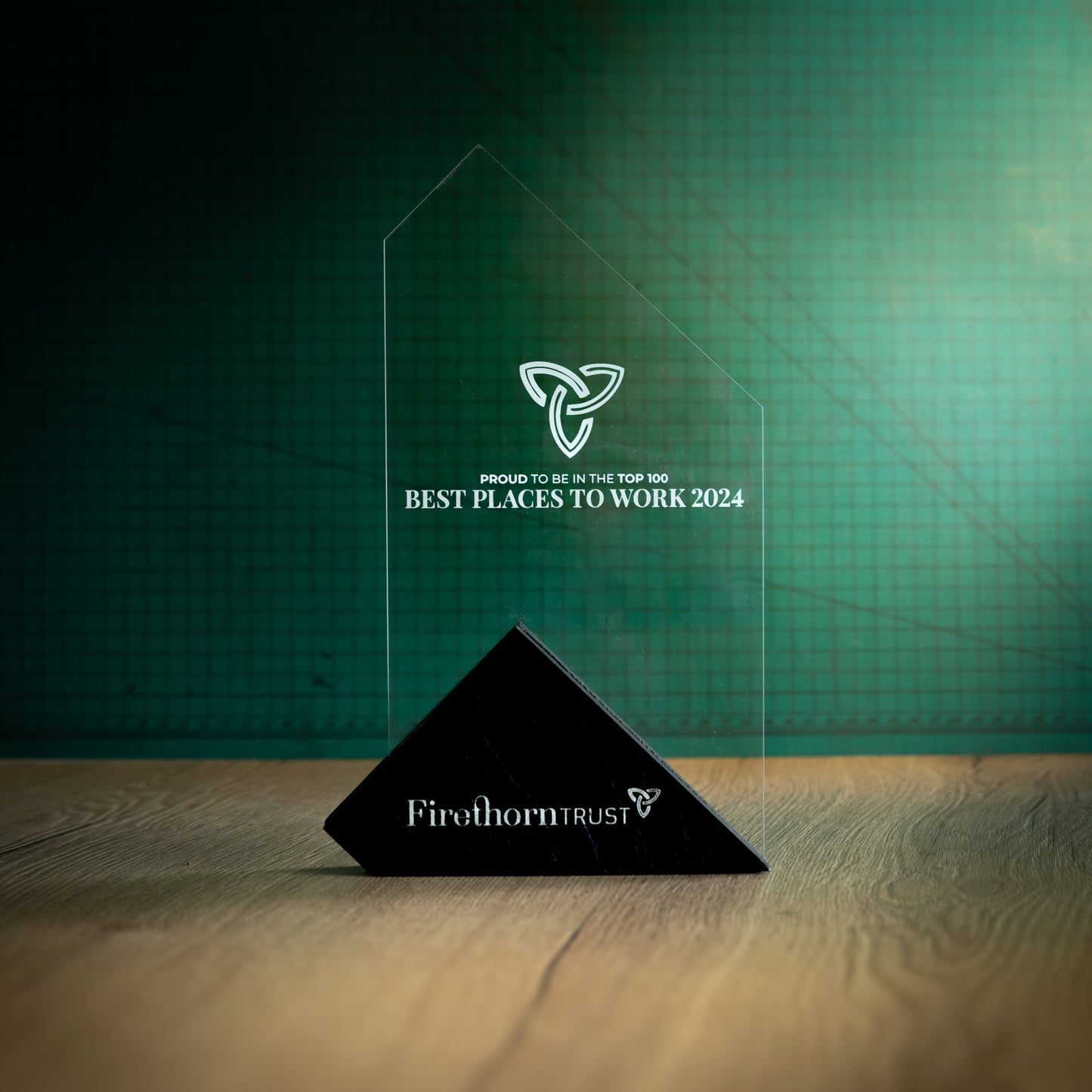 Welsh Slate and Perspex Awards - Mizzen Large