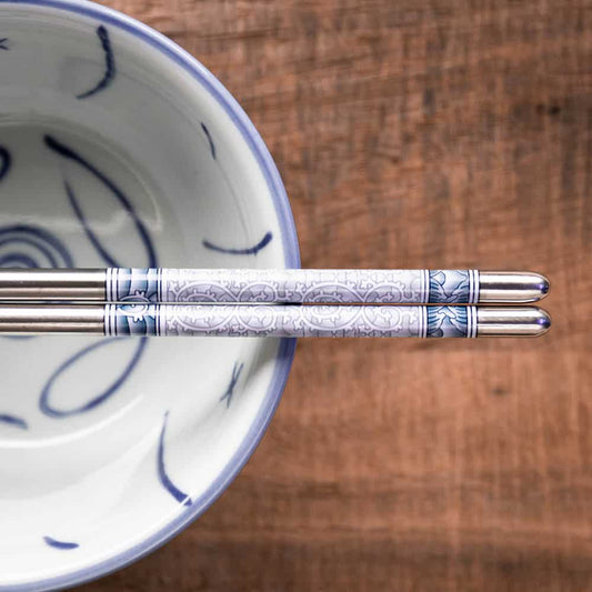 Painted Chopsticks close