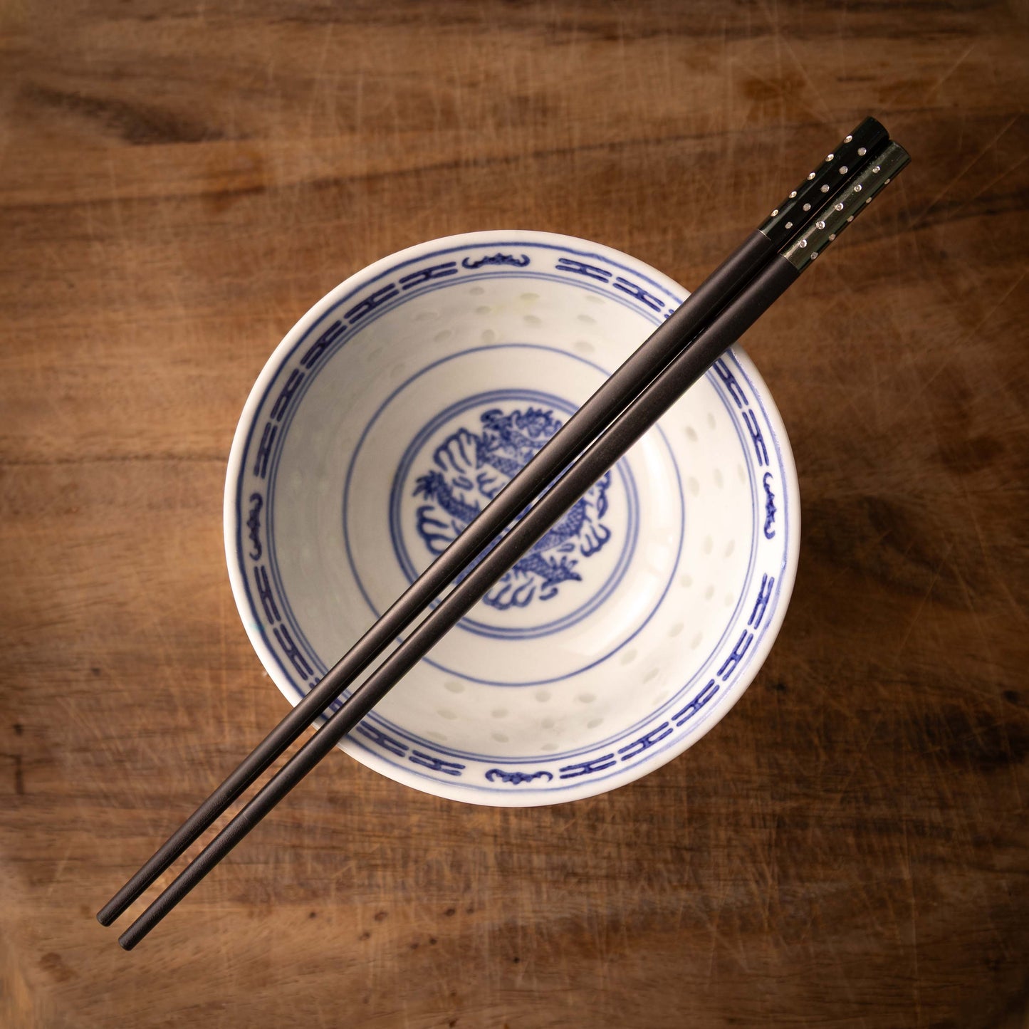 Black Chopsticks with Colouful End