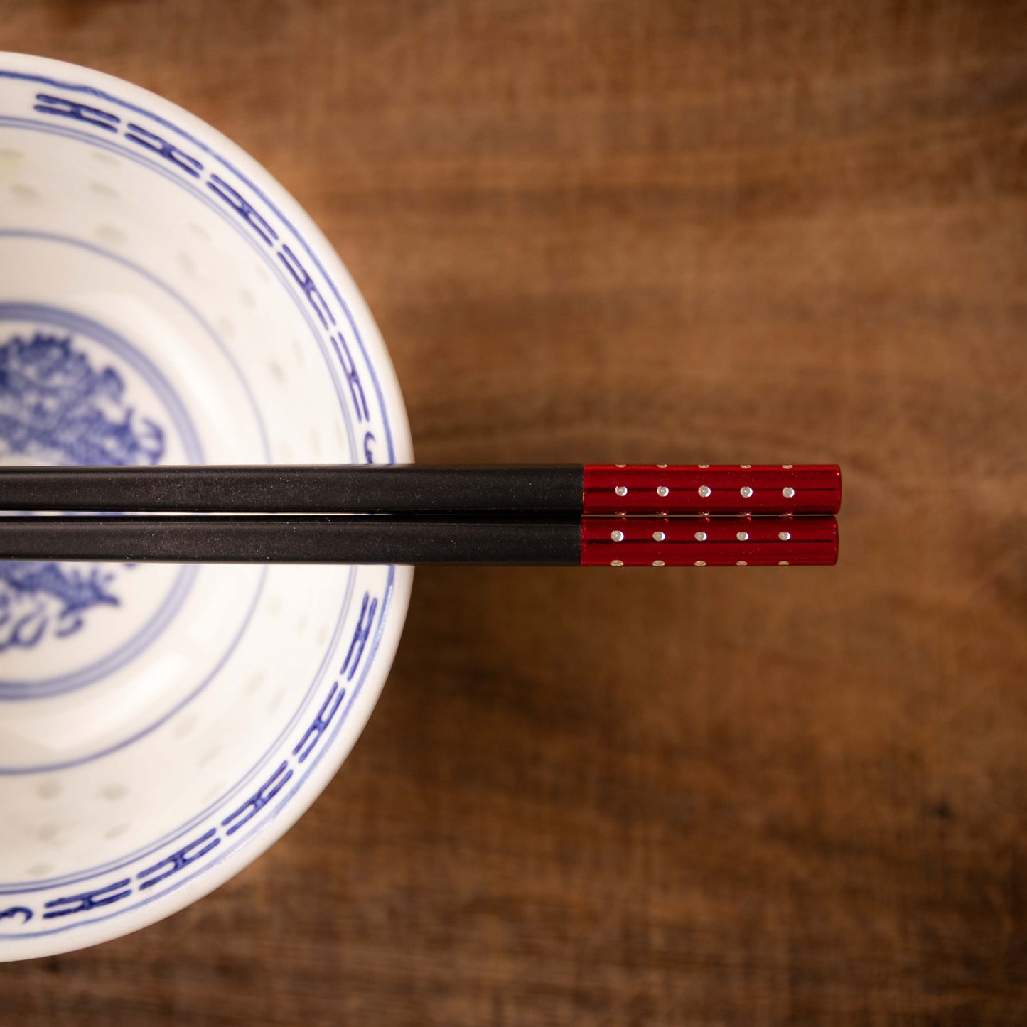 Black Chopsticks with Colouful End
