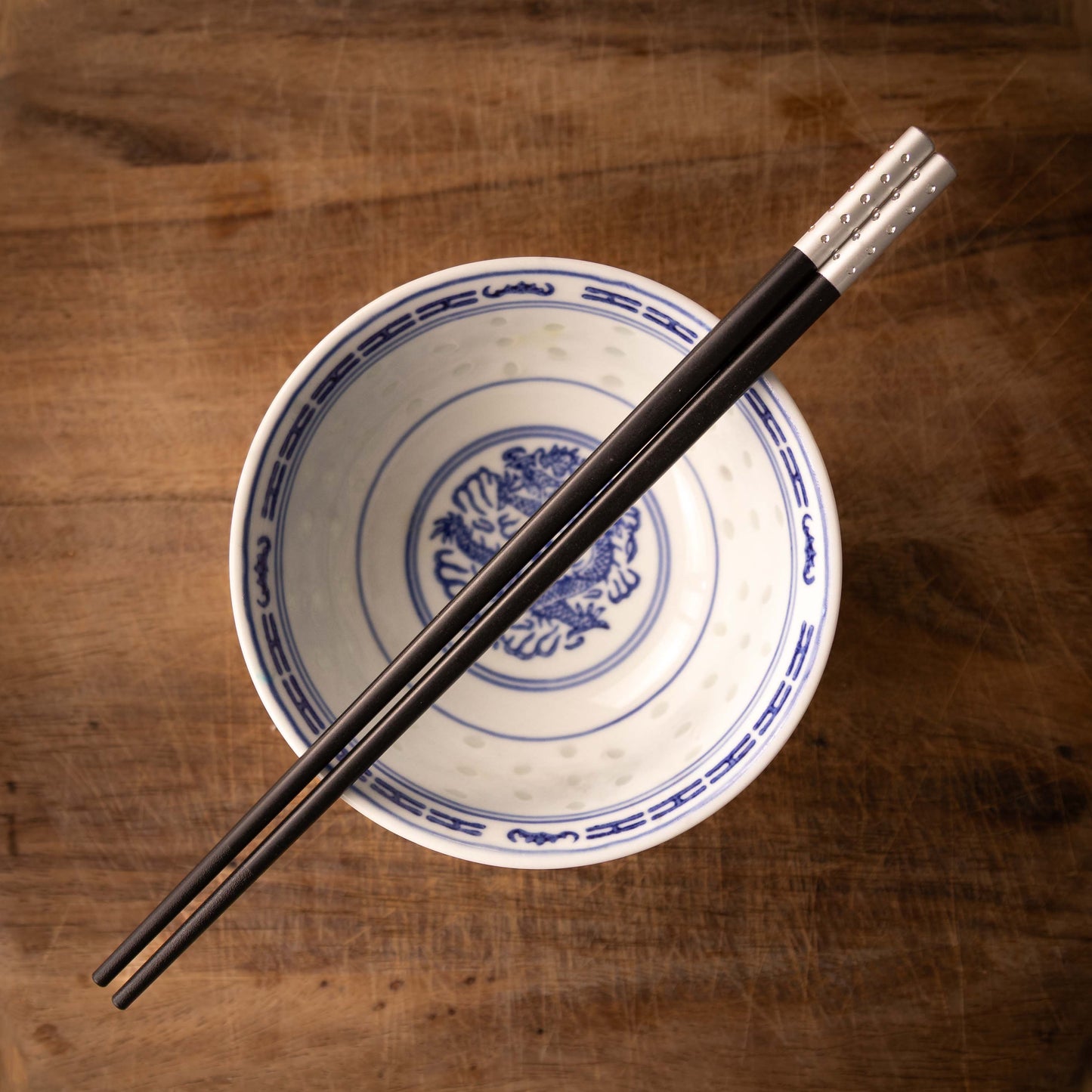 Black Chopsticks with Colouful End