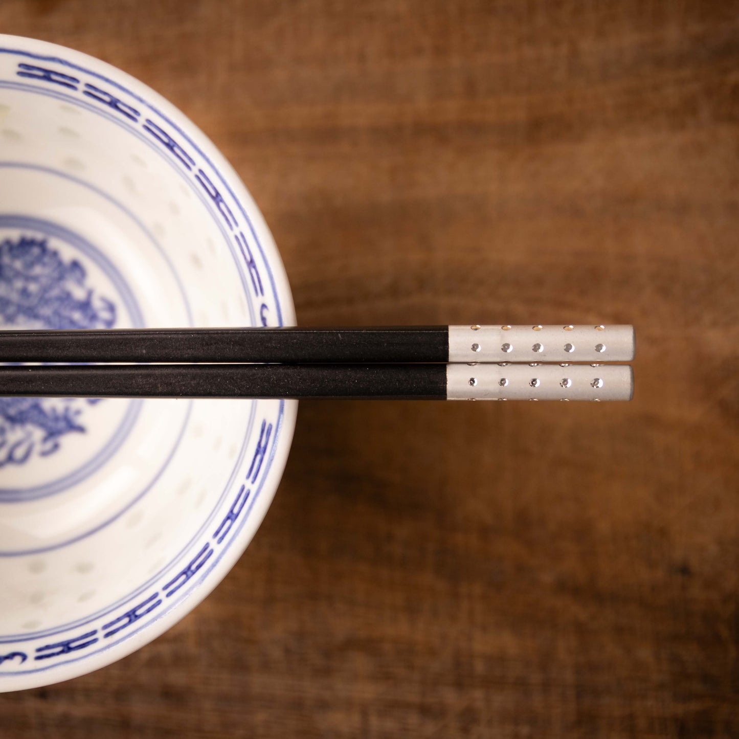 Black Chopsticks with Colouful End