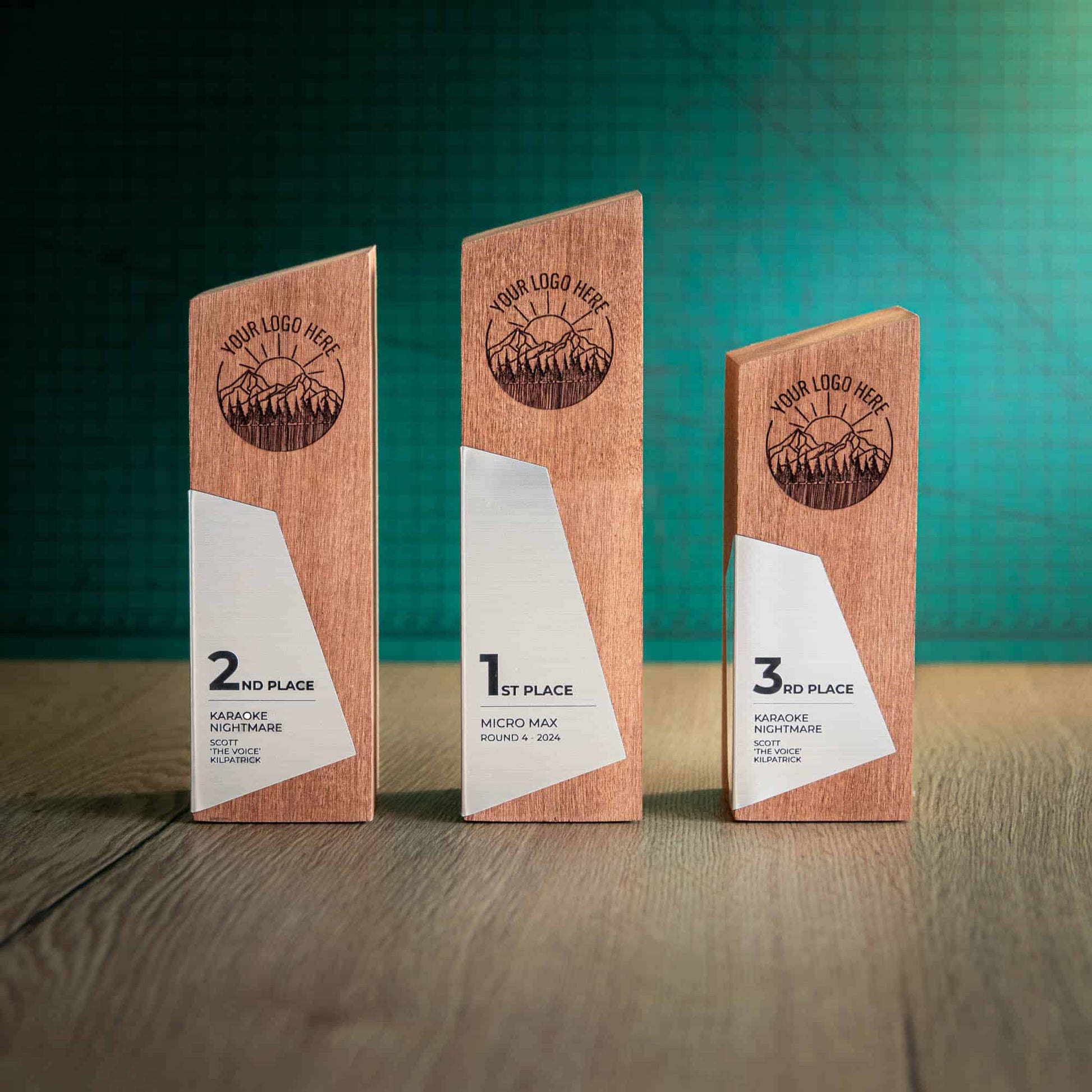 Eco-Friendly Wooden Trophies - Boron Range