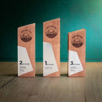Eco-Friendly Wooden Trophies - Boron Range