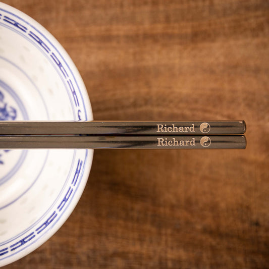 Personalised Titanium Chopsticks