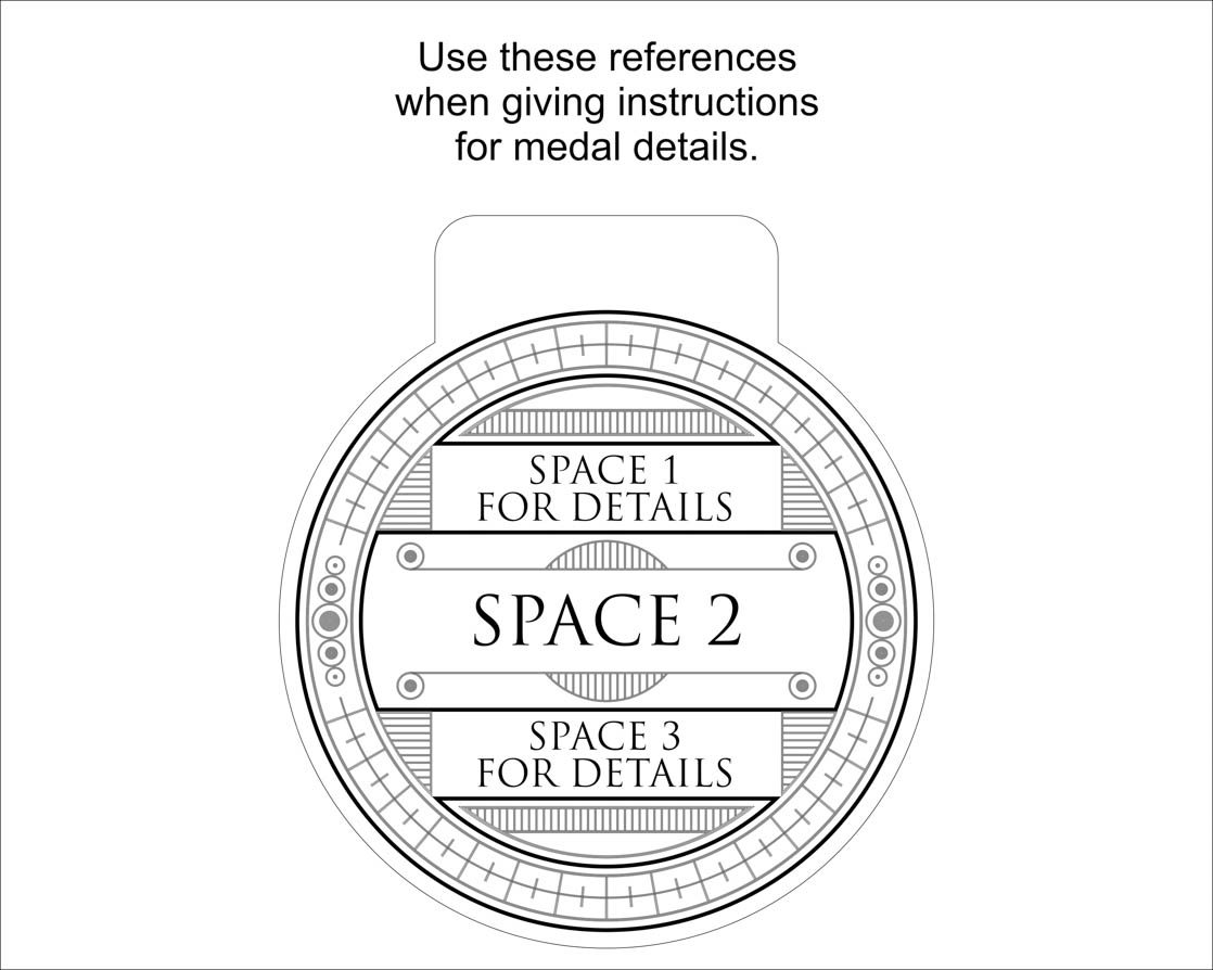 A laser engraved personalised Eco-friendly wooden medal reference