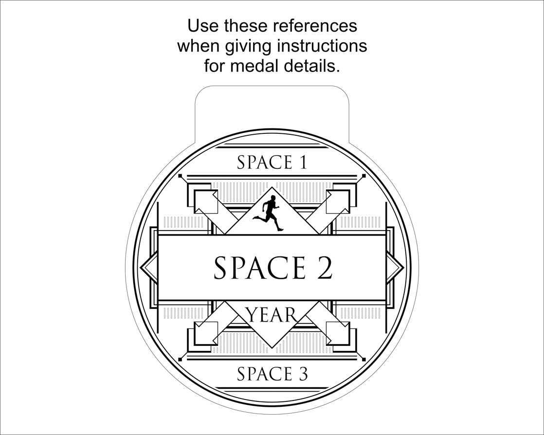 A laser engraved personalised Eco-friendly wooden medal reference