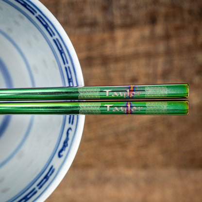 Personalised Coloured Steel Chopsticks image 11
